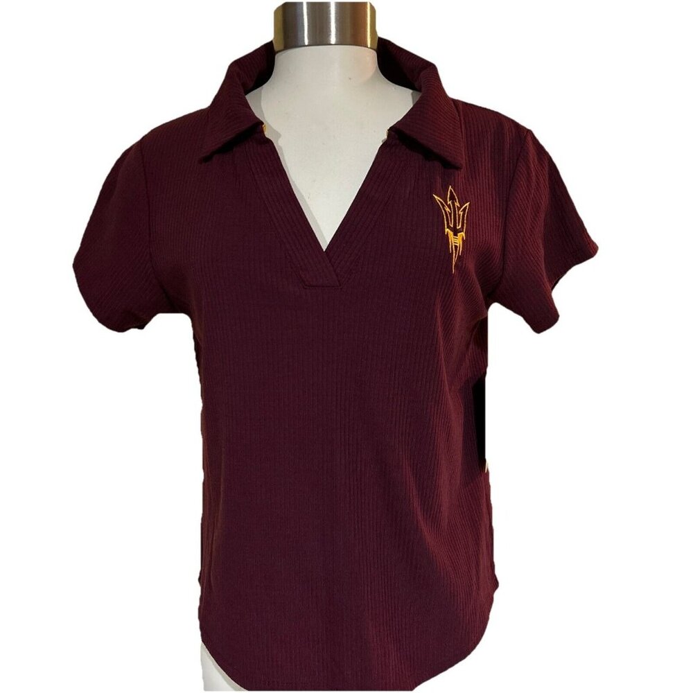 Colosseum NCAA Sun Devils Women’s Polo Shirt Medium New